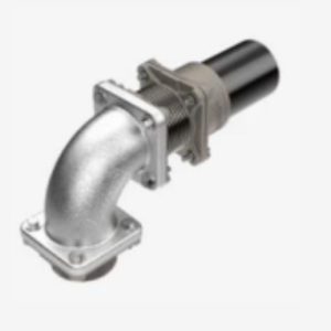 Connection Assembly for Offset Discharge